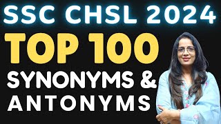 Rani Maams TOP 100 Vocabulary Hacks For SSC CHSL 2024 Exams [upl. by Orvas308]