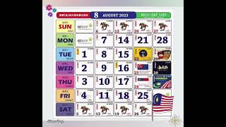 Kalendar kuda 2023 🇲🇾 [upl. by Ainit]