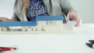 ZORTRAX 3d printed architecture mockup [upl. by Horatia]