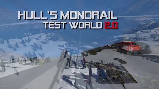 Space Engineers  Monorail Testworld 20 [upl. by Am108]