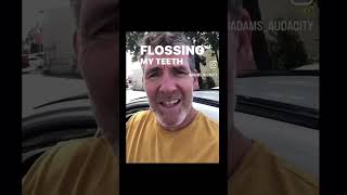 Flossy flossy … flossing floss dentalcare lifehacks [upl. by Algie687]