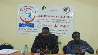 Point de Presse Talibou Parasport Club TPC [upl. by Eirual375]