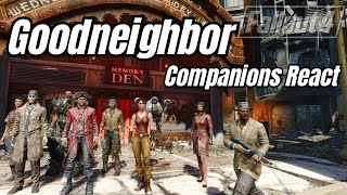 Goodneighbor  Companions React  Fallout 4 [upl. by Yusem]