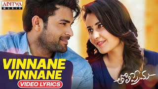 Vinnane Vinnane Video Song With Lyrics Tholi Prema Songs  Varun Tej Raashi Khanna  SS Thaman [upl. by Forsta]