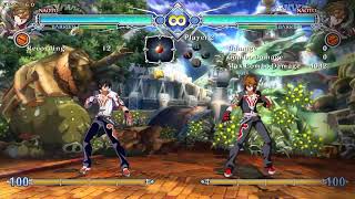 BlazBlue Centralfiction  Naoto Optimal Combos [upl. by Bluefield169]