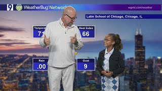 4th grader reports Fridays weather forecast [upl. by Odey]