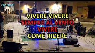 Vasco Rossi Vivere karaoke [upl. by Ohs]