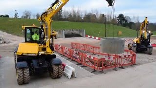 JCB HYDRADIG 110W demonstration at JCB ARENA part 2 [upl. by Saibot]