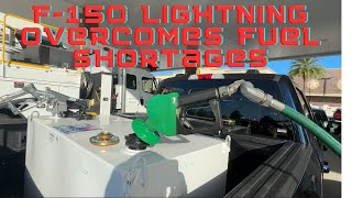 F 150 LIGHTNING HAULS DESPARATELY NEEDED FUEL TO FLORIDA [upl. by Alanah750]