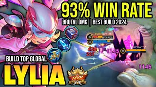 LYLIA BEST BUILD 2024  BUILD TOP GLOBAL LYLIA GAMEPLAY  MOBILE LEGENDS✓ [upl. by Nylarak305]