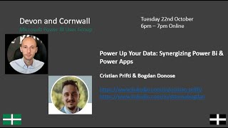 Power Up Your Data Synergizing Power BI amp Power Apps with Cristian Prifti amp Bogdan Donose [upl. by Zane]