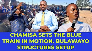 CHAMISA SETS THE BLUE TRAIN IN MOTION BULAWAYO STRUCTURES SETUP [upl. by Eendys]