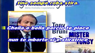 Tony Bruni  A stiratrice KARAOKE [upl. by Perloff]