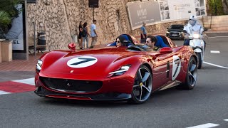 Supercars in Monaco  Tailor Made Ferrari Monza SP2 [upl. by Mori]