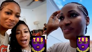 Erica Dixon Goes Live Wit Her Parents On Instagram During 4th Of July BBQ [upl. by Astiram399]