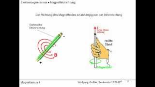 Magnetismus 4 Elektromagnetismus [upl. by Nnyrat164]