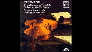 Telemann  12 Fantasias for Violin Solo No 2 [upl. by Sykes]