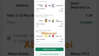 PARIEZ COMME UN PRO  conseils et astuces football 1xbet predictions bonus1xbet [upl. by Nyleahs]