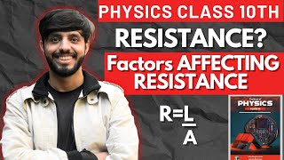 Resistance  Factors Affecting Resistance  Length  Cross Sectional Area  Nature  Temperature [upl. by Naugal]