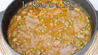 FRICANDÓ de TERNERA con SETAS🍄  Receta fácil tradicional y sabrosa [upl. by Dibru]