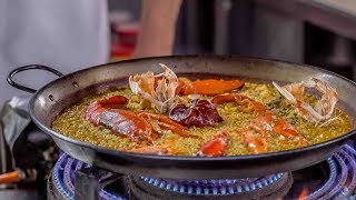 Paella de bogavante arroz seco de marisco Lobster rice [upl. by Brogle]