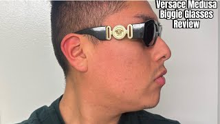 Versace Mens Medusa Biggie Sunglasses Review [upl. by Enitsenrae]