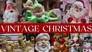 🎄🎀 NEW 🎄🎀 THRIFTING FOR VINTAGE COTTAGE CHRISTMAS  HAVE YOURSELF A MERRY LITTLE VINTAGE CHRISTMAS [upl. by Zaneski]