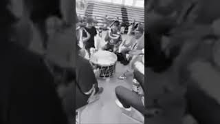 The Fire Nation drum group paying tribute to Bad River singers [upl. by Coffee]