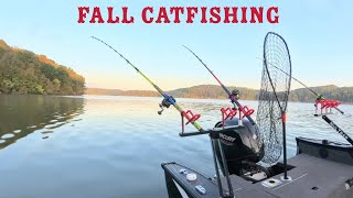 FALL Catfishing Dragging Tappan Lake Ohio [upl. by Sayres]