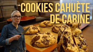 Recette des Cookies Cahuètes par Carine [upl. by Froemming658]