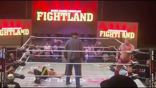 JBL Shows Up To MLW FIGHTLAND Helps Brock Anderson [upl. by Nylear454]