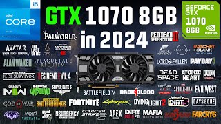 GTX 1070 Test in 60 Games in 2024 [upl. by Tasia]