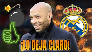 ¡HENRY SUELTA LA BOMBA CON EL MADRID ¡LO ACABA DE CONFIRMAR  NOTICIAS DEL REAL MADRID HOY [upl. by Amarette]