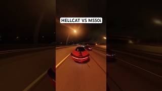 BMW M550i vs HELLCAT REDEYE m3 m8 m5 srt dodge shorts [upl. by Akema]