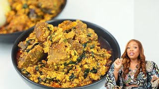 THE BEST WAY TO MAKE NIGERIAN EGUSI SOUP WITH LUMPS  LUMPY EGUSI SOUP DETAILED RECIPE [upl. by Thamos]