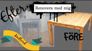 Renovera med mig  Matbord [upl. by Alahsal469]