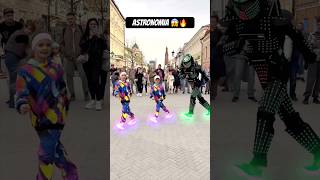 TEACHING SHUFFLE 😱🔥 KIDS TEACH DANCE 😎 ASTRONOMIA TREND ⭐️ [upl. by Galloway527]