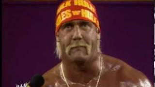 WWF Wrestlemania V  Hulk Hogan Interview [upl. by Landing]