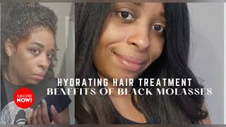 Hydrating Hair TreatmentBenefits of Black MolassesANTIGREYING [upl. by Ahsoik17]