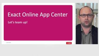 Webinar Exact Online App Center [upl. by Udale]