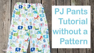 DIY PJ PANTS FOR BEGINNERS [upl. by Emilee]