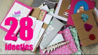 28x DIY kerstkaarten maken [upl. by Montague]