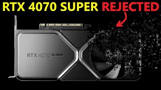 RTX 4070 SUPER BAD Sales Leak Gamers want more than 12GB  AMD RX 7900 XT 749 Price Drop [upl. by Filler]