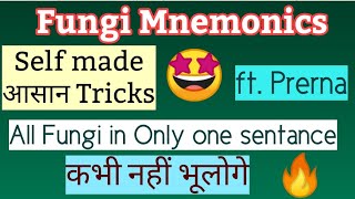 FUNGI MNEMONICS  Easiest trick Ft Prerna  NCERT Biological Classification  NEET EXPLORER  MTG [upl. by Munniks]