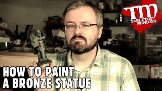 How to Paint a Bronze Statue [upl. by Aicirtac]