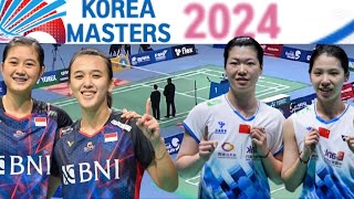 KusumaPratiwi INA VS Li Yi JingLuo Xu Min CHN  Semifinal Korea Masters 2024 [upl. by Nessah448]