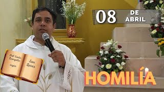 EVANGELIO DE HOY lunes 8 de abril del 2024  Padre Arturo Cornejo [upl. by Suillenroc]