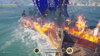 Easy Athenian Ships Weekly Quest Assassins Creed Odyssey Walkthrough DO SPARTAN CONQUEST SHIP BATTLE [upl. by Grosz670]