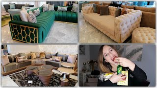 Salon moderne marocain 2021 et big haul vacance Oujda  Déco épices soins Maison Bencherif [upl. by Oivlis]