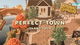 Realistic amp Natural Town Island Tour  Animal Crossing New Horizons [upl. by Viviene497]